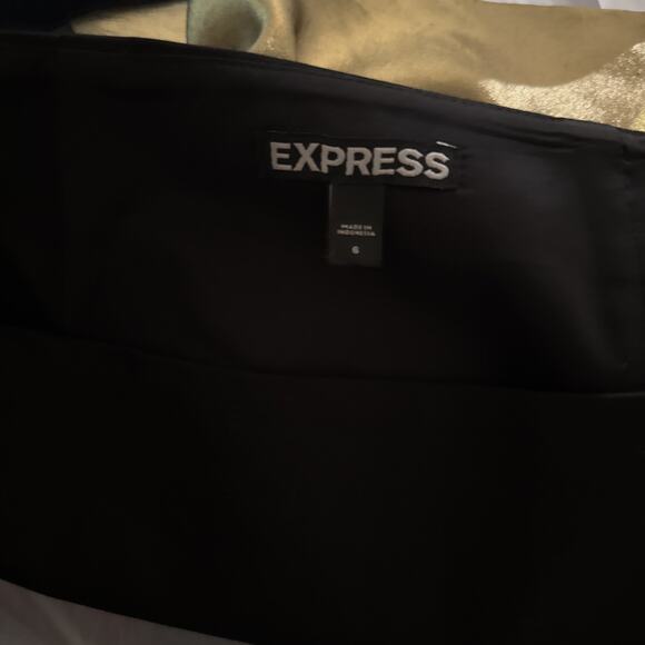 Express Mini Skirt Womens 6 Tan Gold - Picture 5 of 6